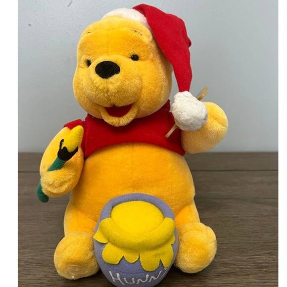 Winnie Pooh & Honey Pot Animated Motion-Ette Christmas Display Figure - Picture 1 of 6